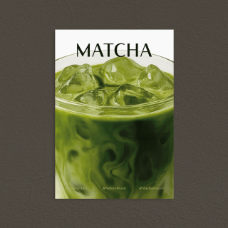 [편집없이 바로배송] 기성 방수포스터 A3, A2 [02.MATCHA 말차]